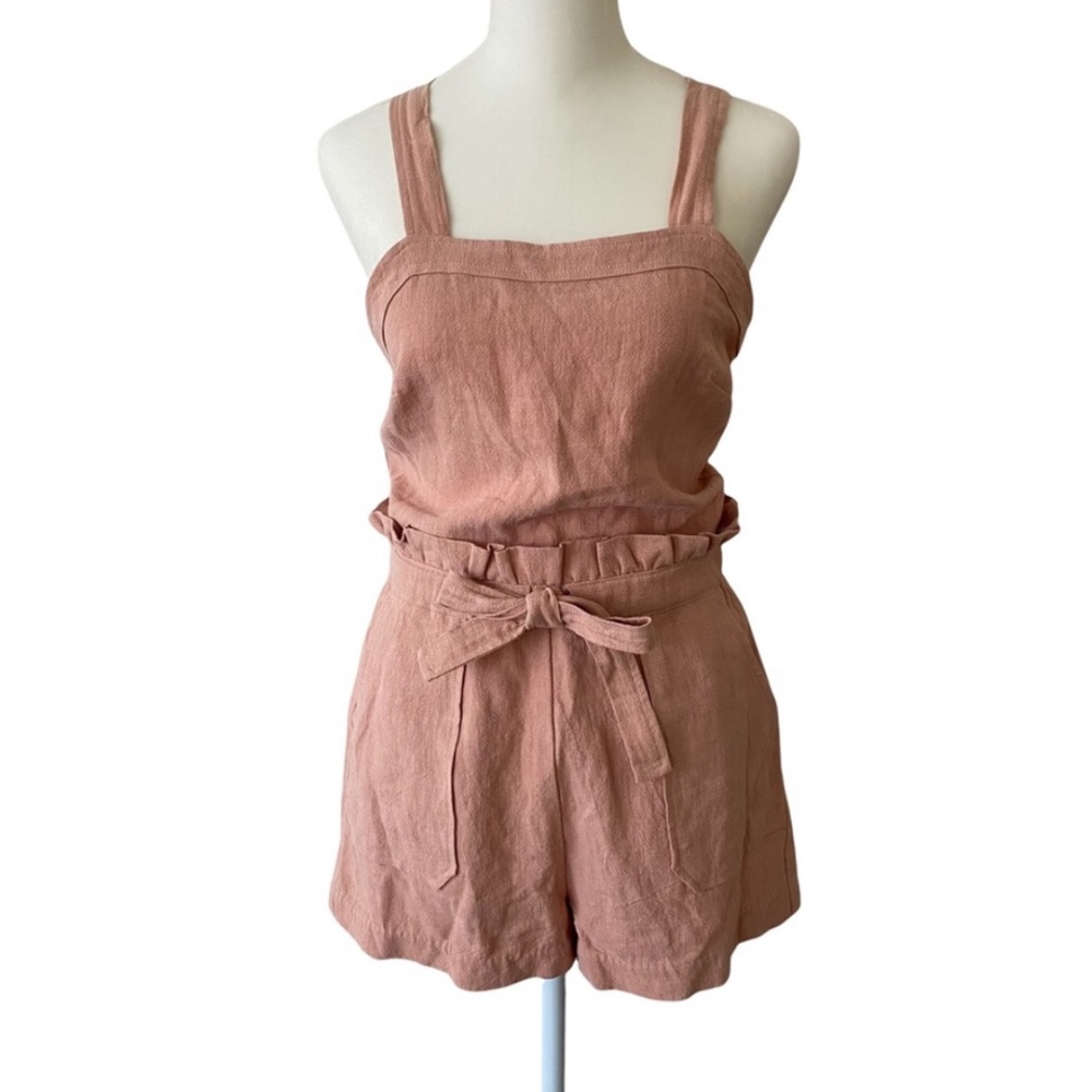 SAYLOR Roxie Linen Romper XS - Picture 6 of 11
